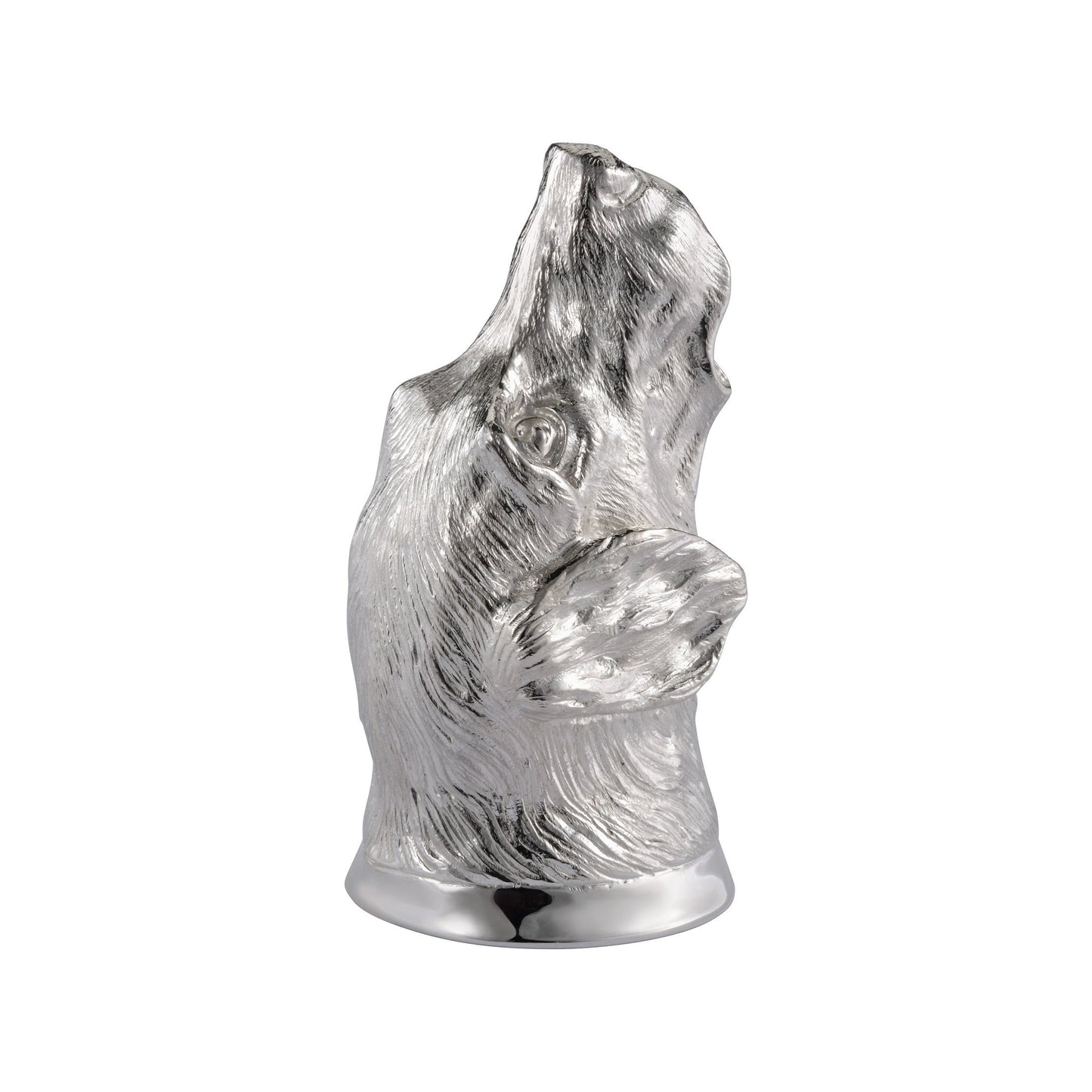 Stirrup Cup - Hound (Partial Gilt)