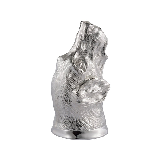 Stirrup Cup - Hound (Partial Gilt)