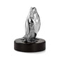 Penguin Figurine With Wood Base